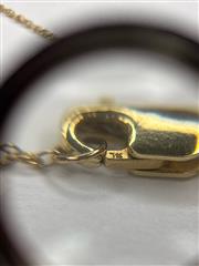18' Diamond Necklace 4 Diamonds .16 Carat T.W. 10K Yellow Gold 2g